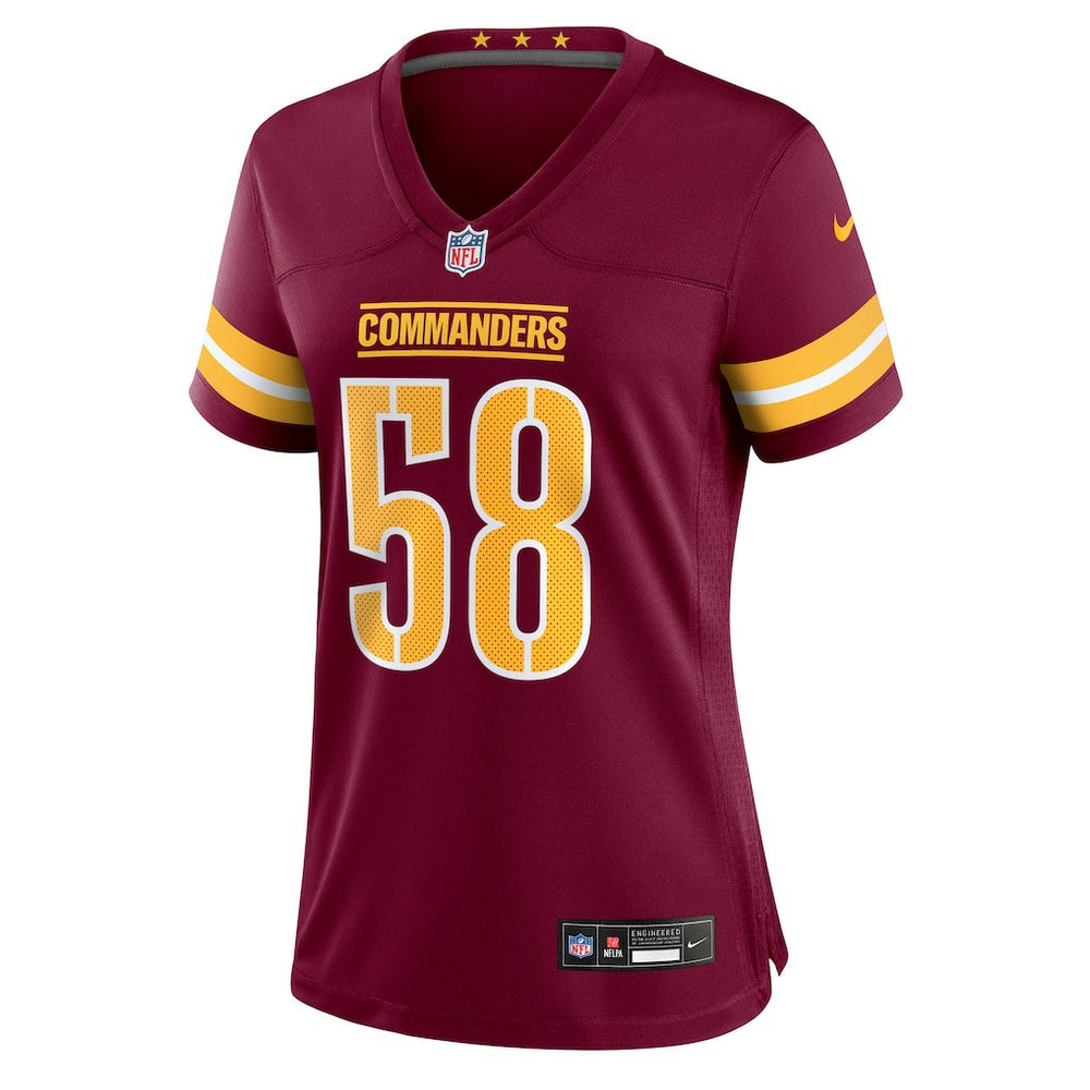 NFL Washington Commanders Jordan Magee  Women's Team Game Jersey