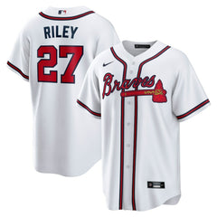 Austin Riley Atlanta Braves Home Replica Player Jersey - White | Nike