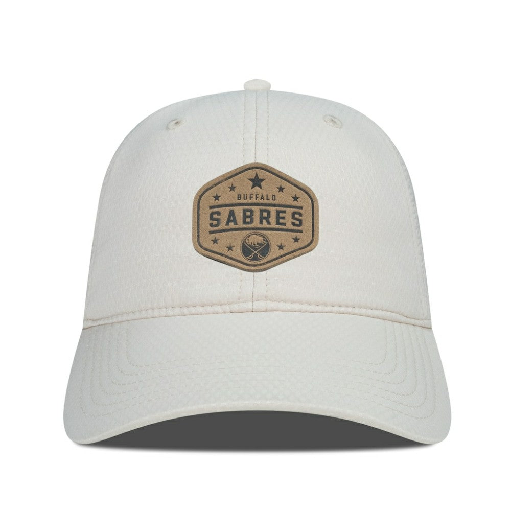 Buffalo Sabres Men's Levelwear Faux Leather Patch Unstructured Adjustable Hat