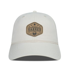 Buffalo Sabres Men's Levelwear Faux Leather Patch Unstructured Adjustable Hat