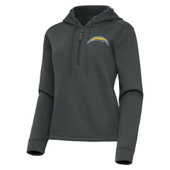 NFL Los Angeles Chargers Antigua Women's Contemporary Quarter-Zip Hoodie