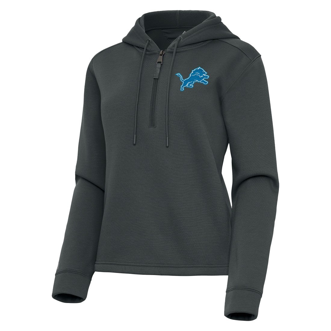 NFL Detroit Lions Antigua Women's Contemporary Quarter-Zip Hoodie