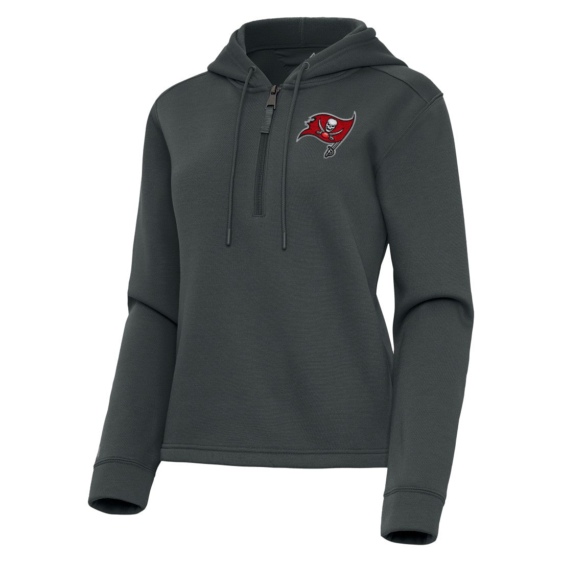 NFL Tampa Bay Buccaneers Antigua Women's Contemporary Quarter-Zip Hoodie