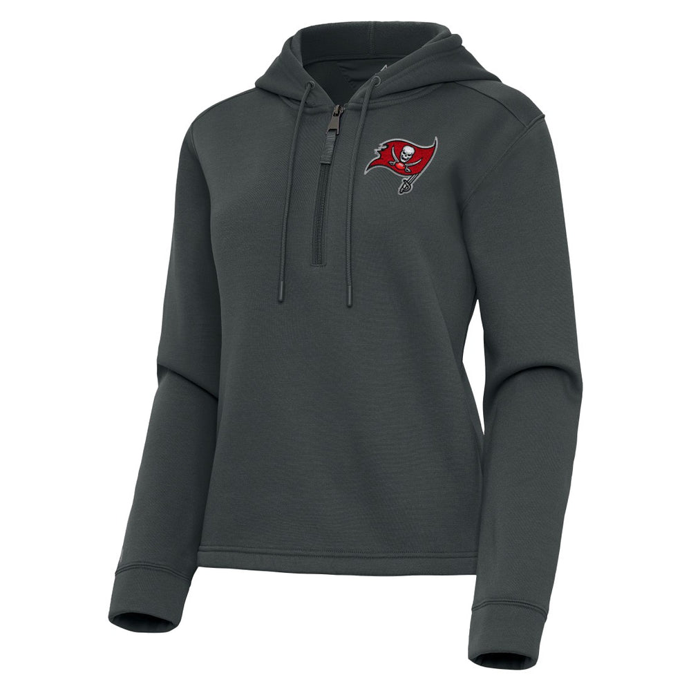 NFL Tampa Bay Buccaneers Antigua Women's Contemporary Quarter-Zip Hoodie