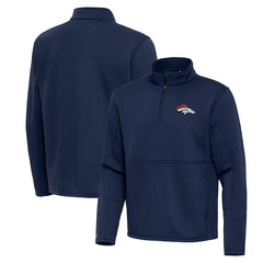 NFL Denver Broncos Antigua Twist Quarter-Zip Pullover Jacket