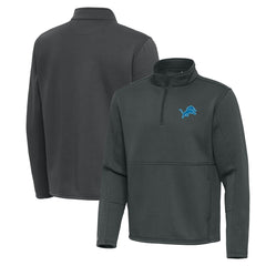 NFL Detroit Lions Antigua Twist Quarter-Zip Pullover Jacket