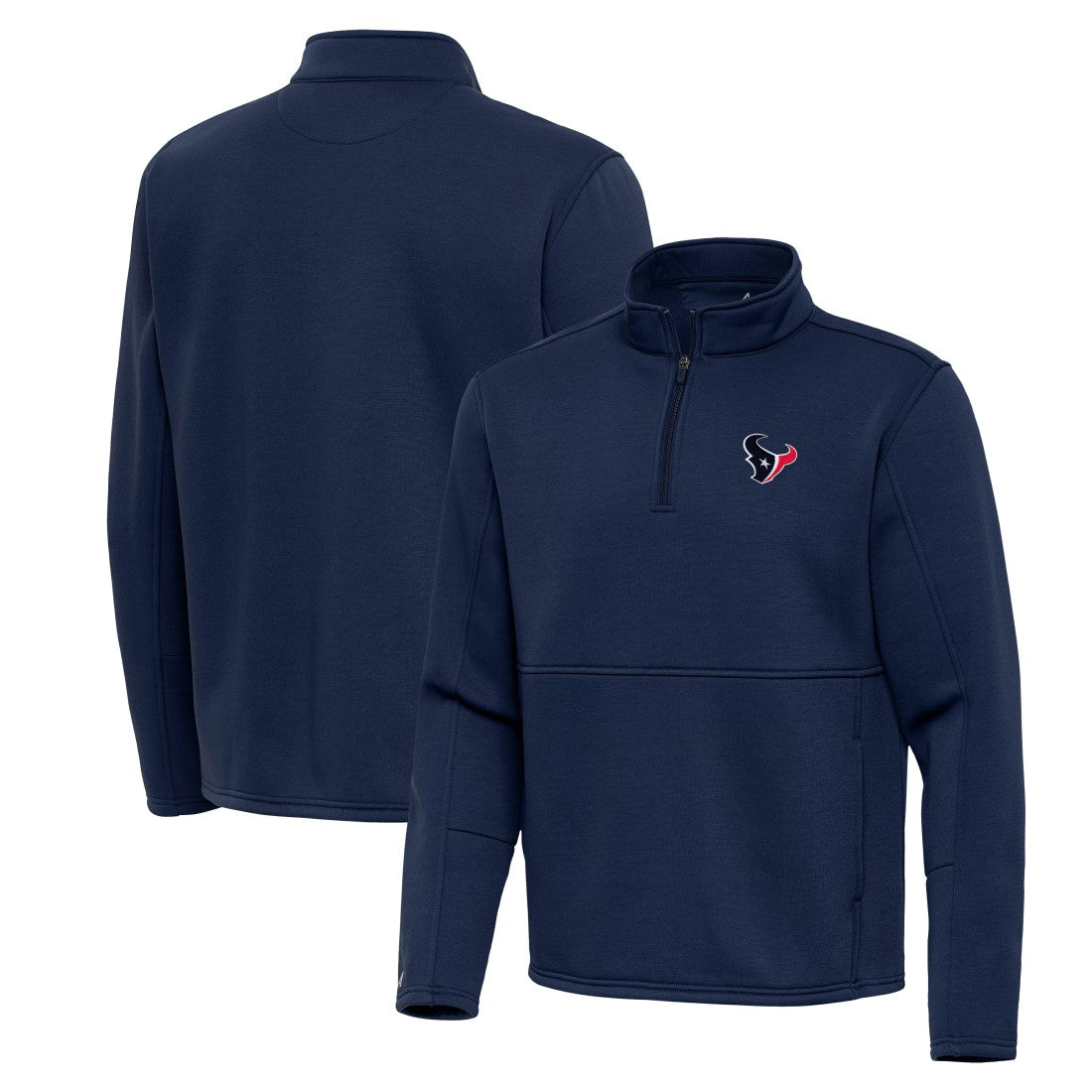 NFL Houston Texans Antigua Twist Quarter-Zip Pullover Jacket