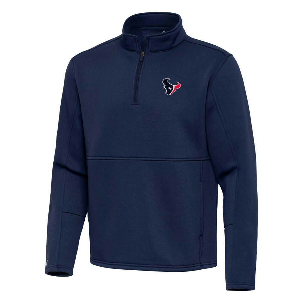 NFL Houston Texans Antigua Twist Quarter-Zip Pullover Jacket