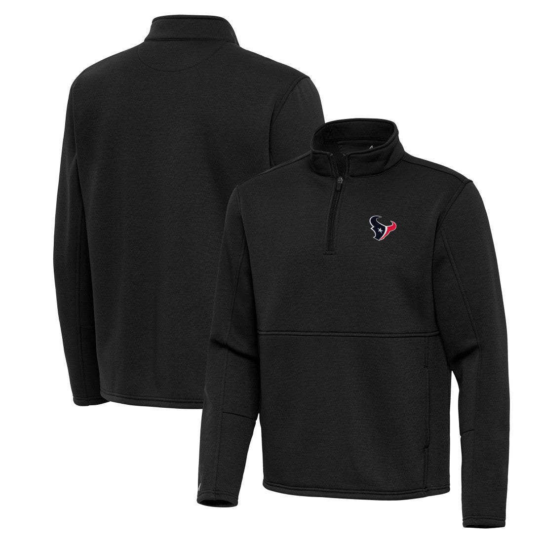 NFL Houston Texans Antigua Twist Quarter-Zip Pullover Jacket