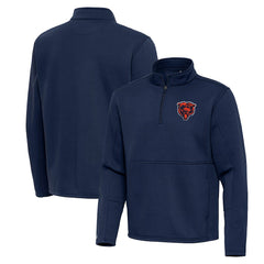 NFL Chicago Bears Antigua Twist Quarter-Zip Pullover Jacket