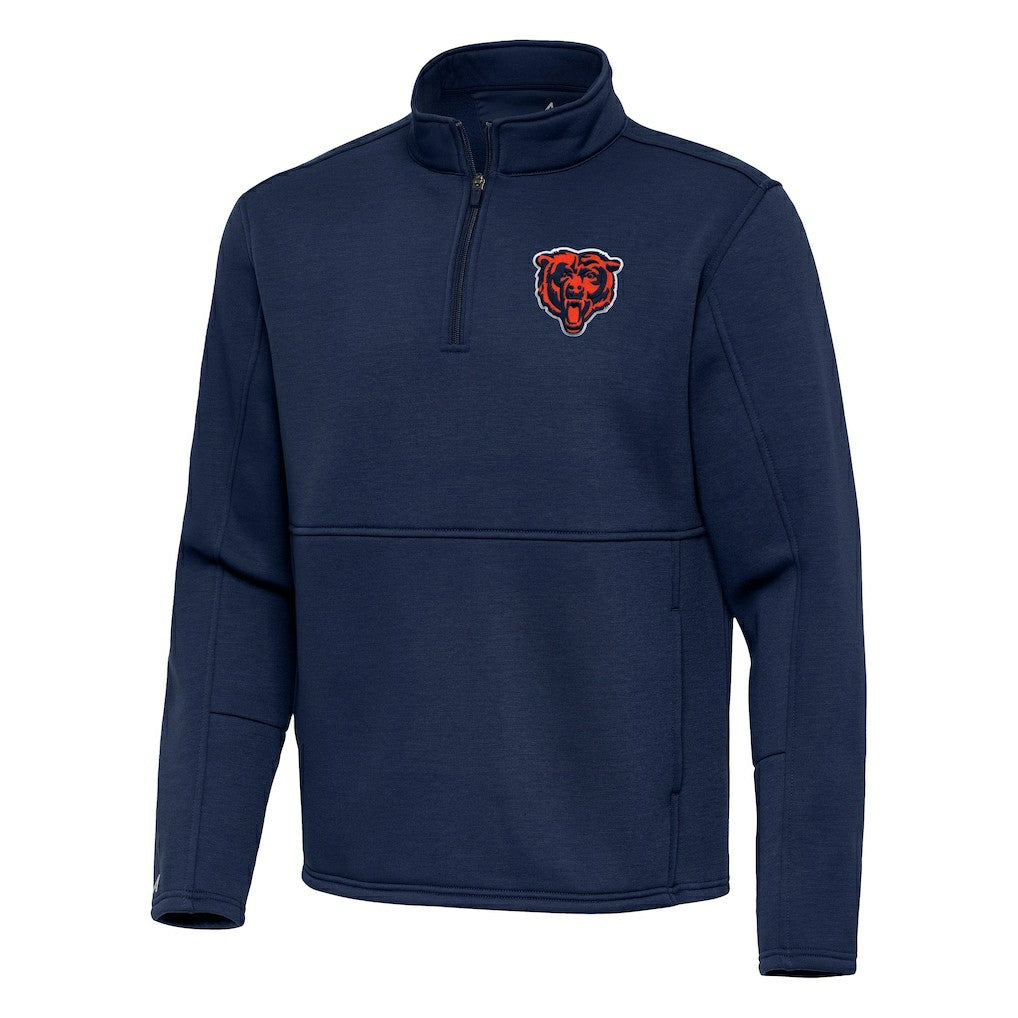 NFL Chicago Bears Antigua Twist Quarter-Zip Pullover Jacket
