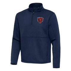 NFL Chicago Bears Antigua Twist Quarter-Zip Pullover Jacket