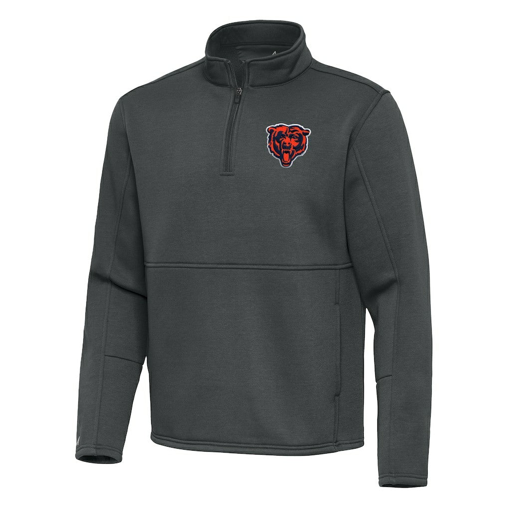 NFL Chicago Bears Antigua Twist Quarter-Zip Pullover Jacket