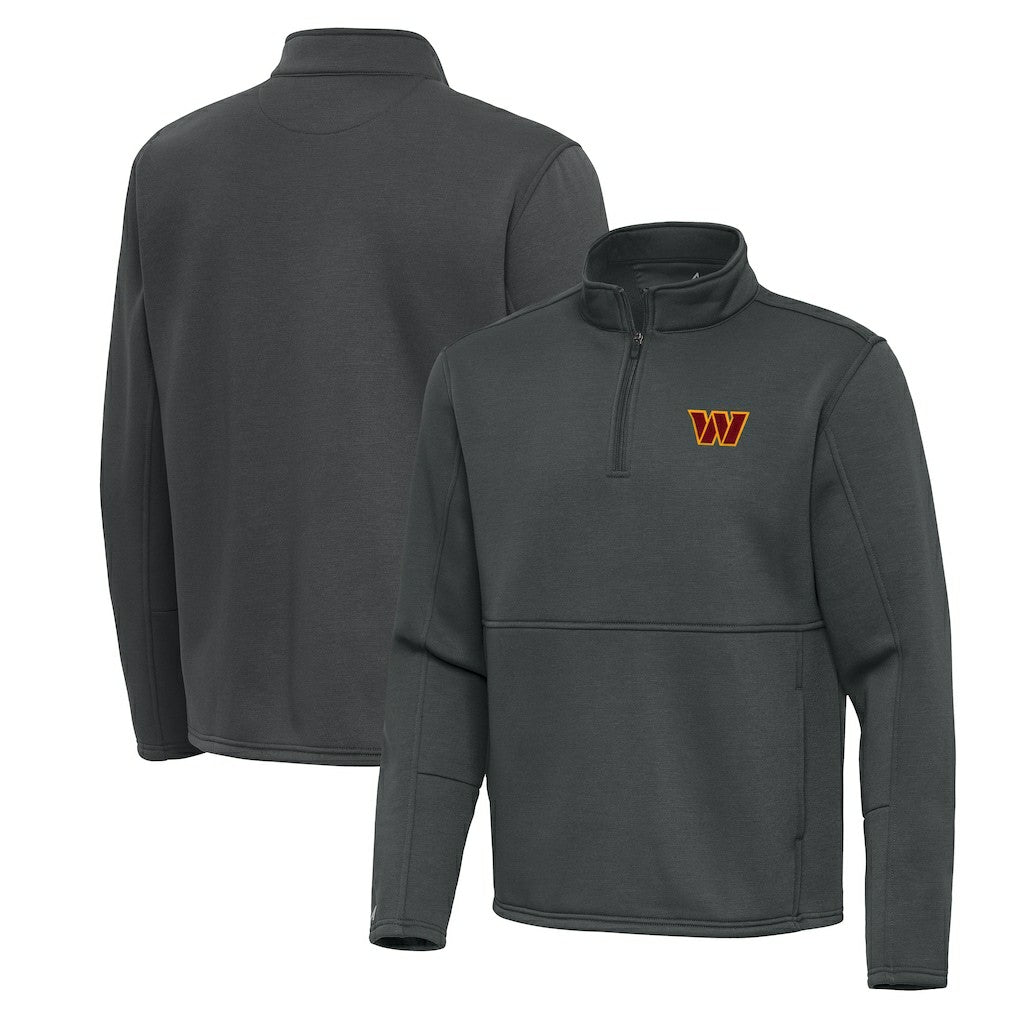 NFL Washington Commanders Antigua Twist Quarter-Zip Pullover Jacket