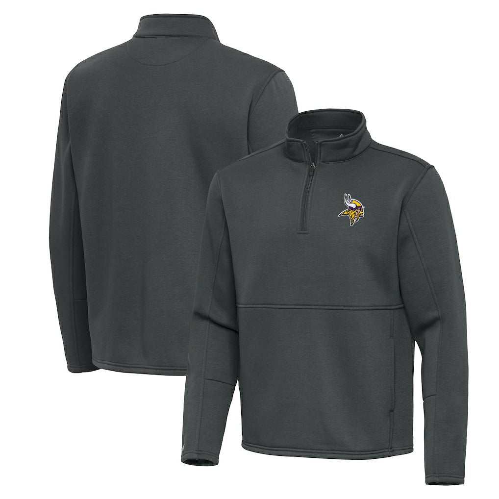 NFL Minnesota Vikings Antigua Twist Quarter-Zip Pullover Jacket