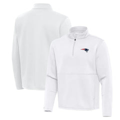 NFL New England Patriots Antigua Twist Quarter-Zip Pullover Jacket