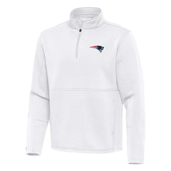 NFL New England Patriots Antigua Twist Quarter-Zip Pullover Jacket