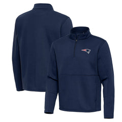 NFL New England Patriots Antigua Twist Quarter-Zip Pullover Jacket