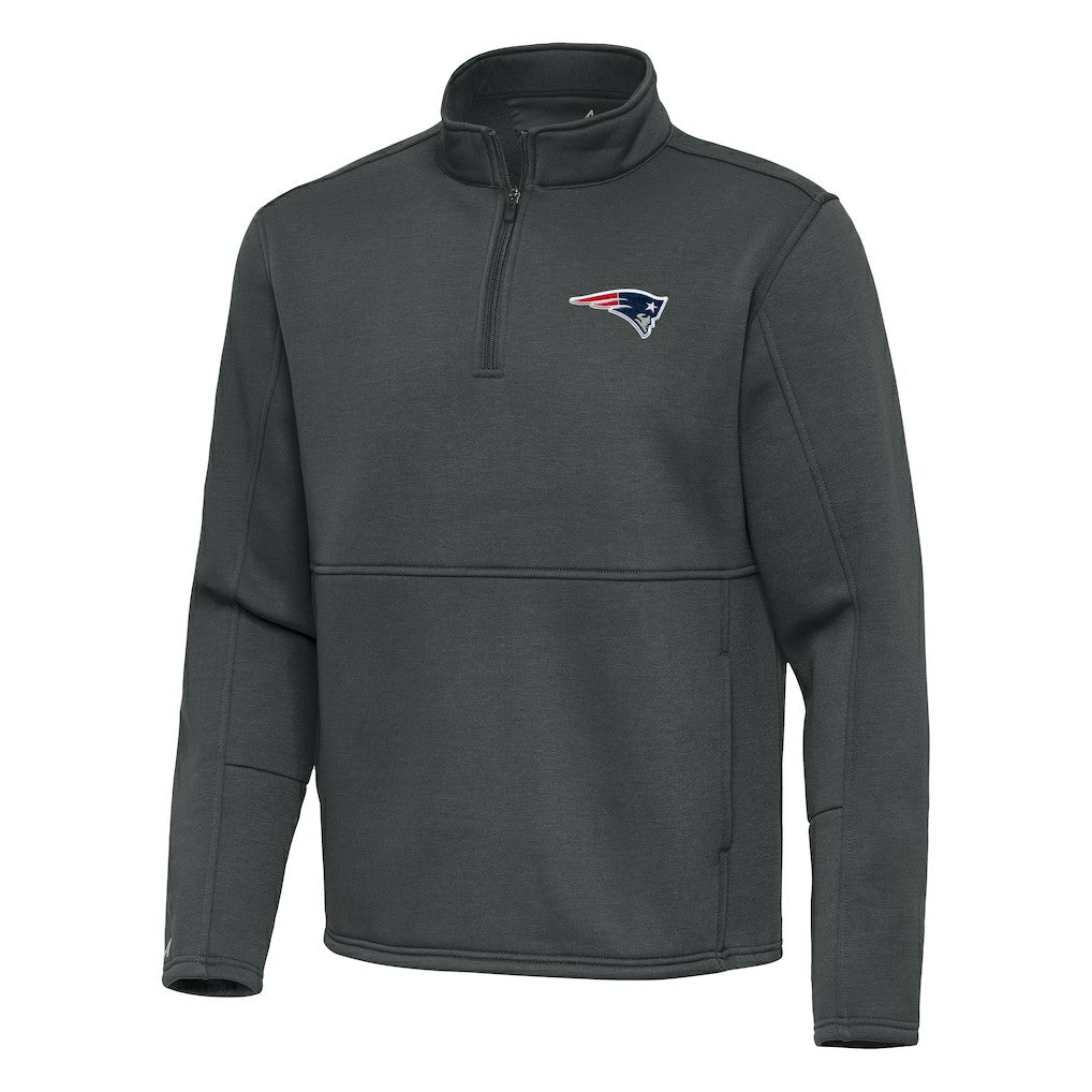 NFL New England Patriots Antigua Twist Quarter-Zip Pullover Jacket
