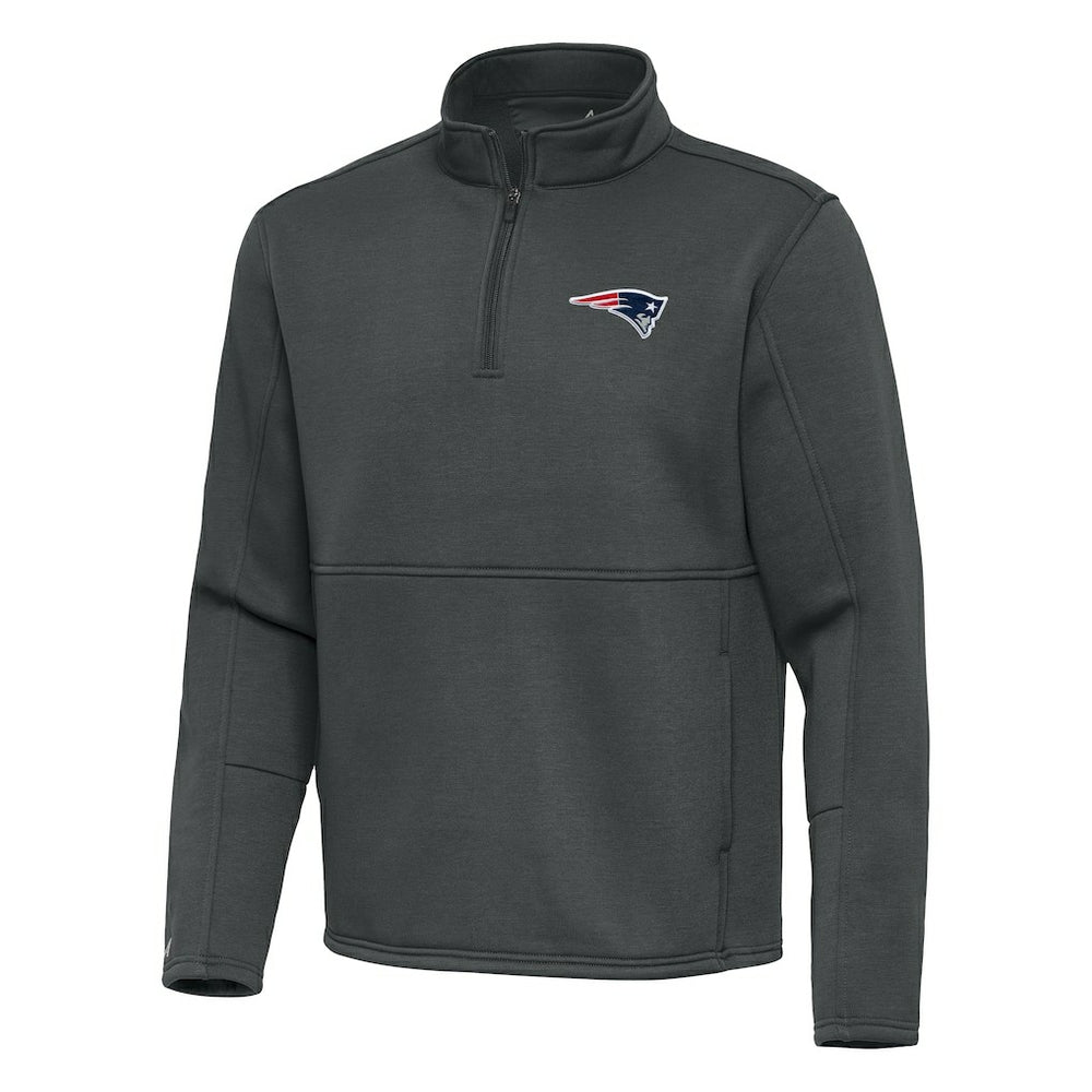 NFL New England Patriots Antigua Twist Quarter-Zip Pullover Jacket