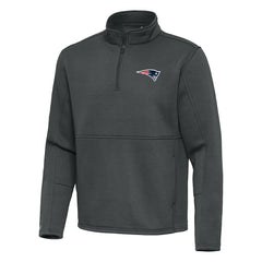 NFL New England Patriots Antigua Twist Quarter-Zip Pullover Jacket