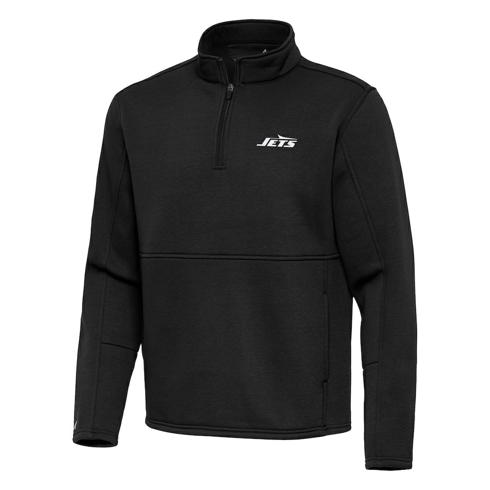 NFL New York Jets Antigua Twist Quarter-Zip Pullover Jacket