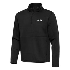 NFL New York Jets Antigua Twist Quarter-Zip Pullover Jacket