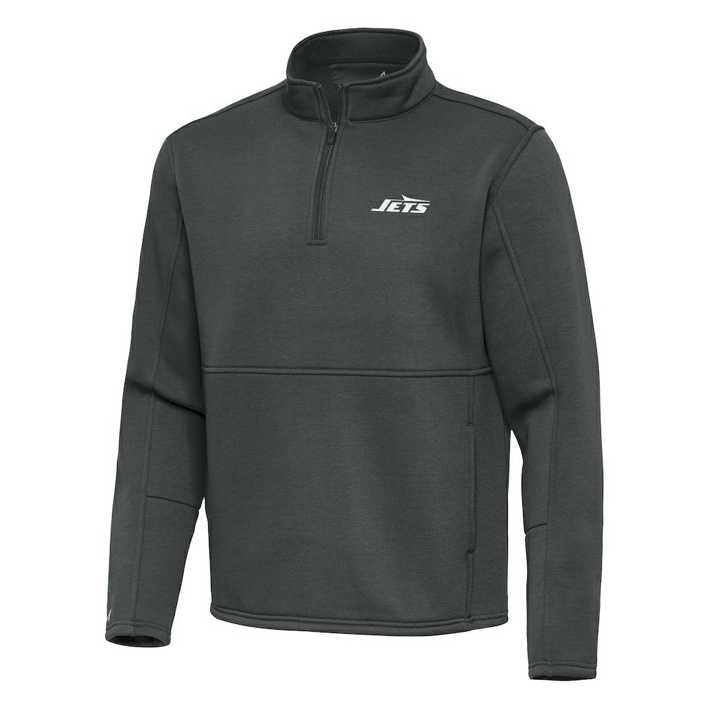 NFL New York Jets Antigua Twist Quarter-Zip Pullover Jacket