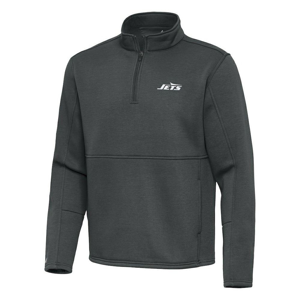 NFL New York Jets Antigua Twist Quarter-Zip Pullover Jacket