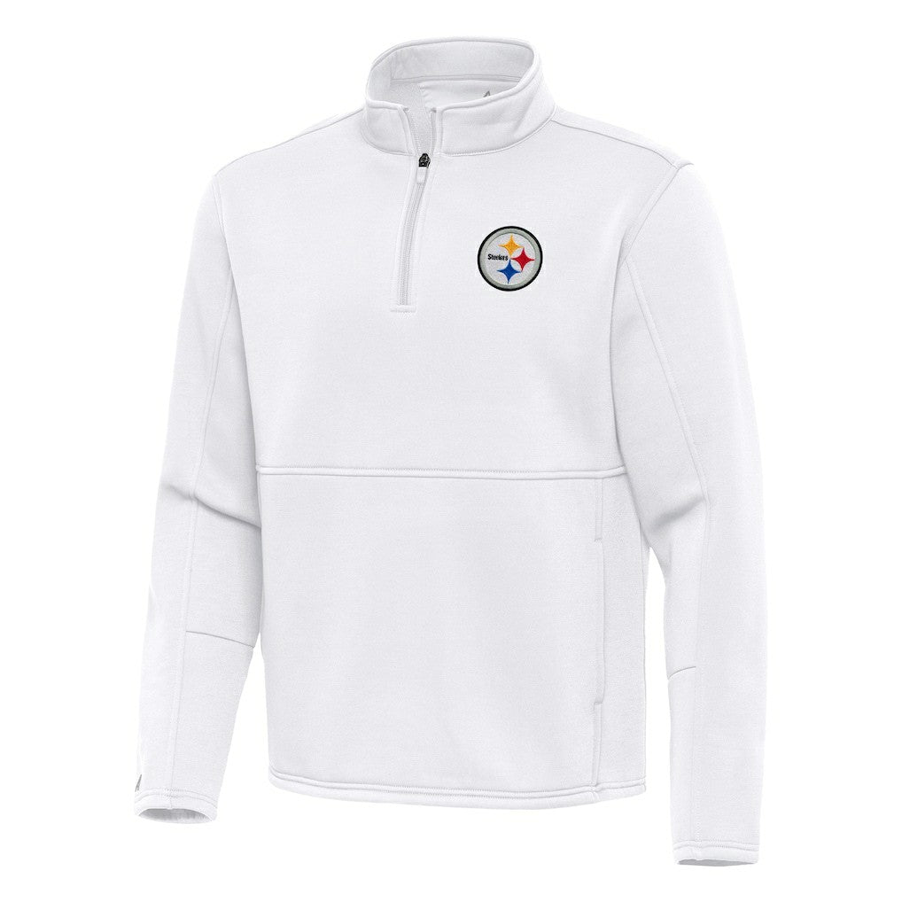 NFL Pittsburgh Steelers Antigua Twist Quarter-Zip Pullover Jacket