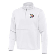 NFL Pittsburgh Steelers Antigua Twist Quarter-Zip Pullover Jacket