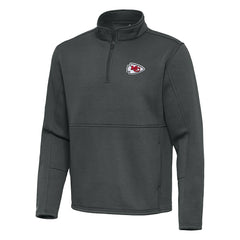 NFL Kansas City Chiefs Antigua Twist Quarter-Zip Pullover Jacket