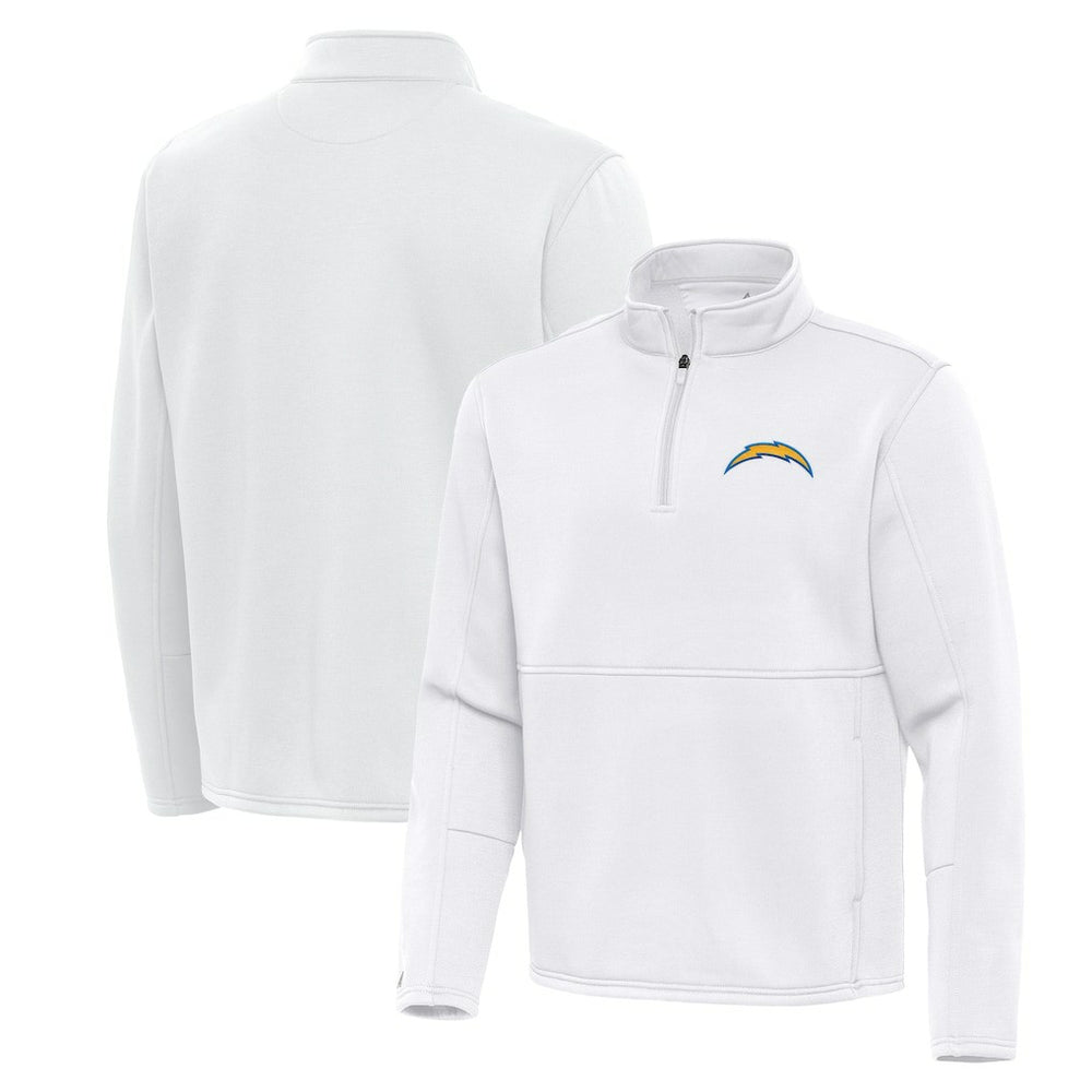 NFL Los Angeles Chargers Antigua Twist Quarter-Zip Pullover Jacket
