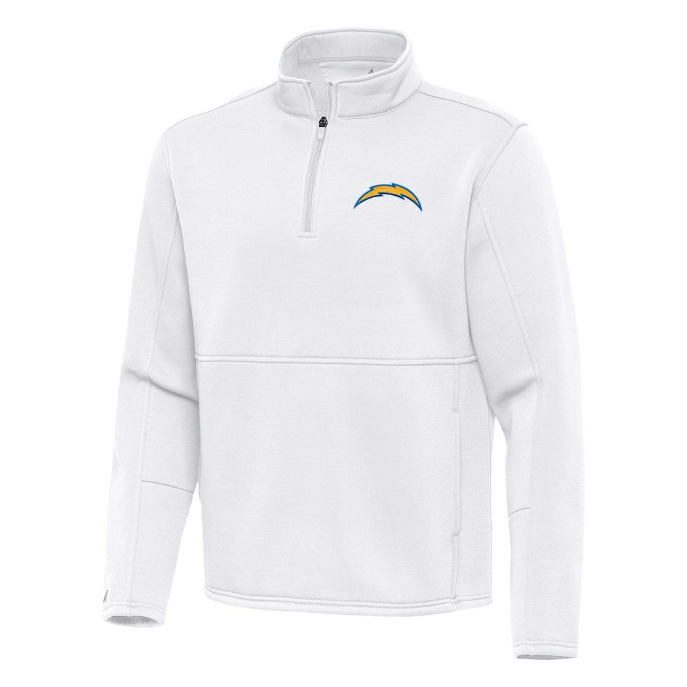 NFL Los Angeles Chargers Antigua Twist Quarter-Zip Pullover Jacket