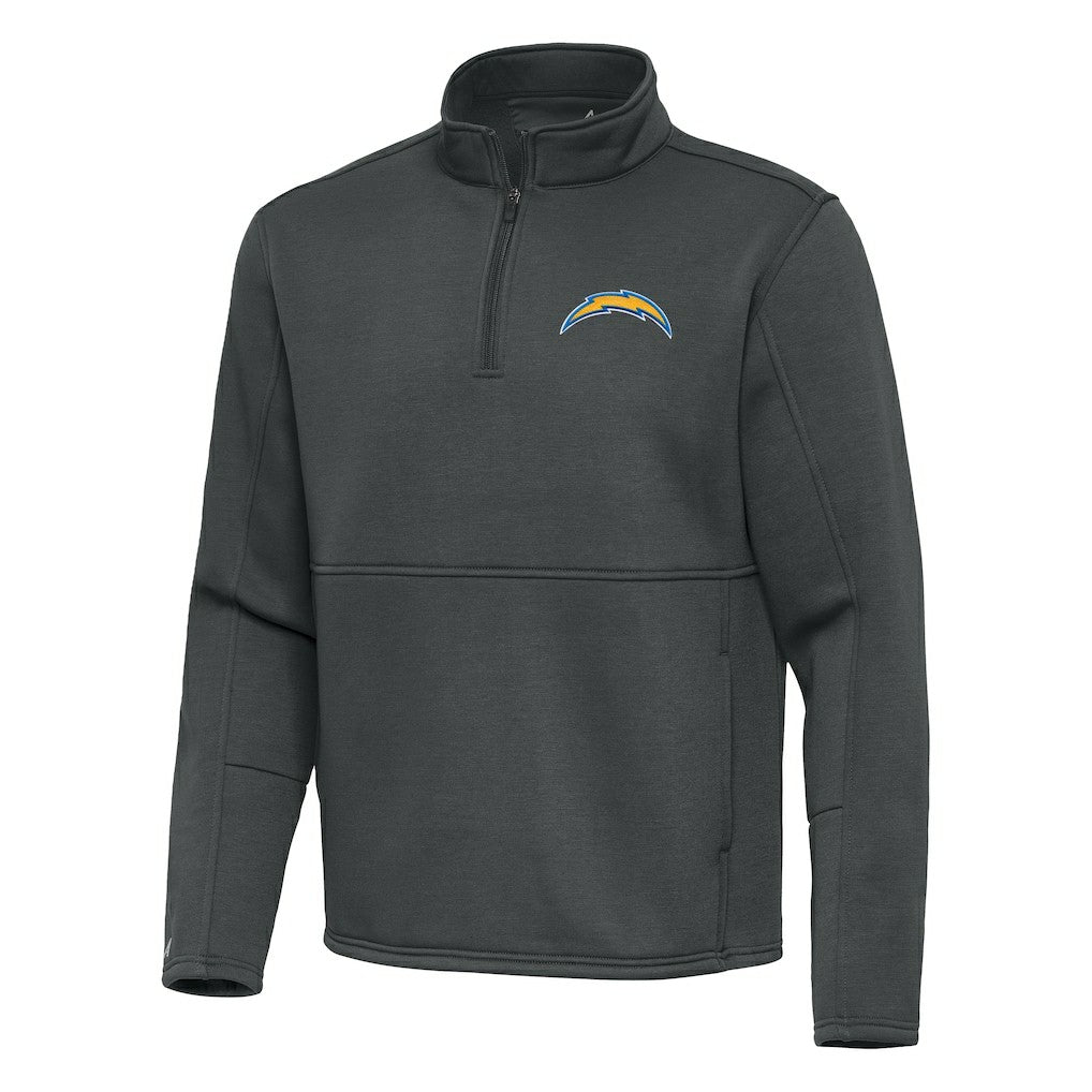 NFL Los Angeles Chargers Antigua Twist Quarter-Zip Pullover Jacket