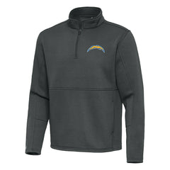 NFL Los Angeles Chargers Antigua Twist Quarter-Zip Pullover Jacket