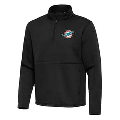 NFL Miami Dolphins Antigua Twist Quarter-Zip Pullover Jacket
