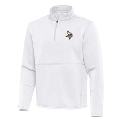 NFL Minnesota Vikings Antigua Twist Quarter-Zip Pullover Jacket
