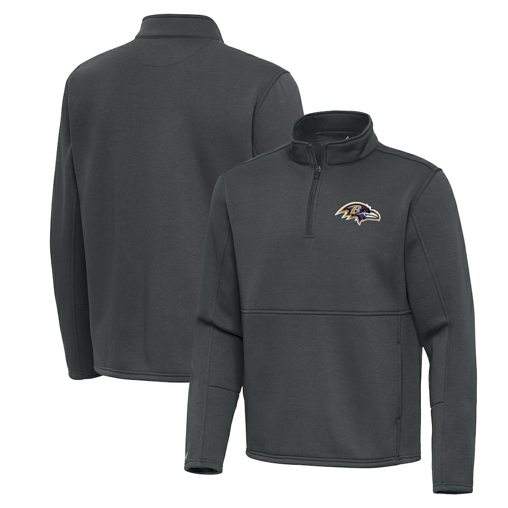 NFL Baltimore Ravens Antigua Twist Quarter-Zip Pullover Jacket