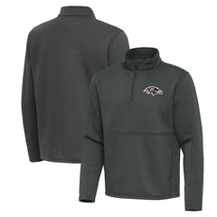 NFL Baltimore Ravens Antigua Twist Quarter-Zip Pullover Jacket