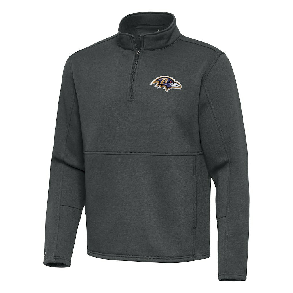 NFL Baltimore Ravens Antigua Twist Quarter-Zip Pullover Jacket