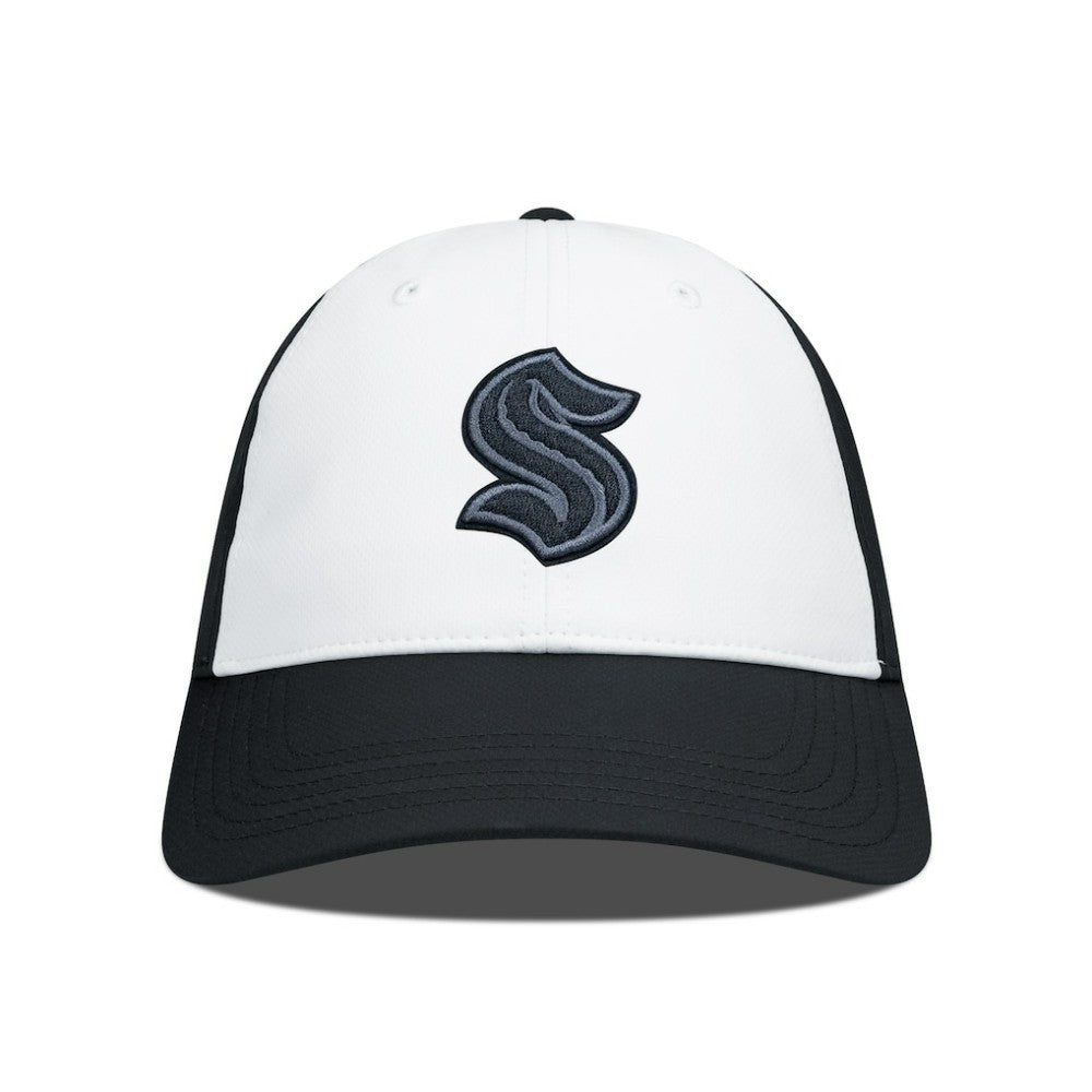 Seattle Kraken Levelwear Endure Nightfall Blackout Patch Unstructured Flex Hat