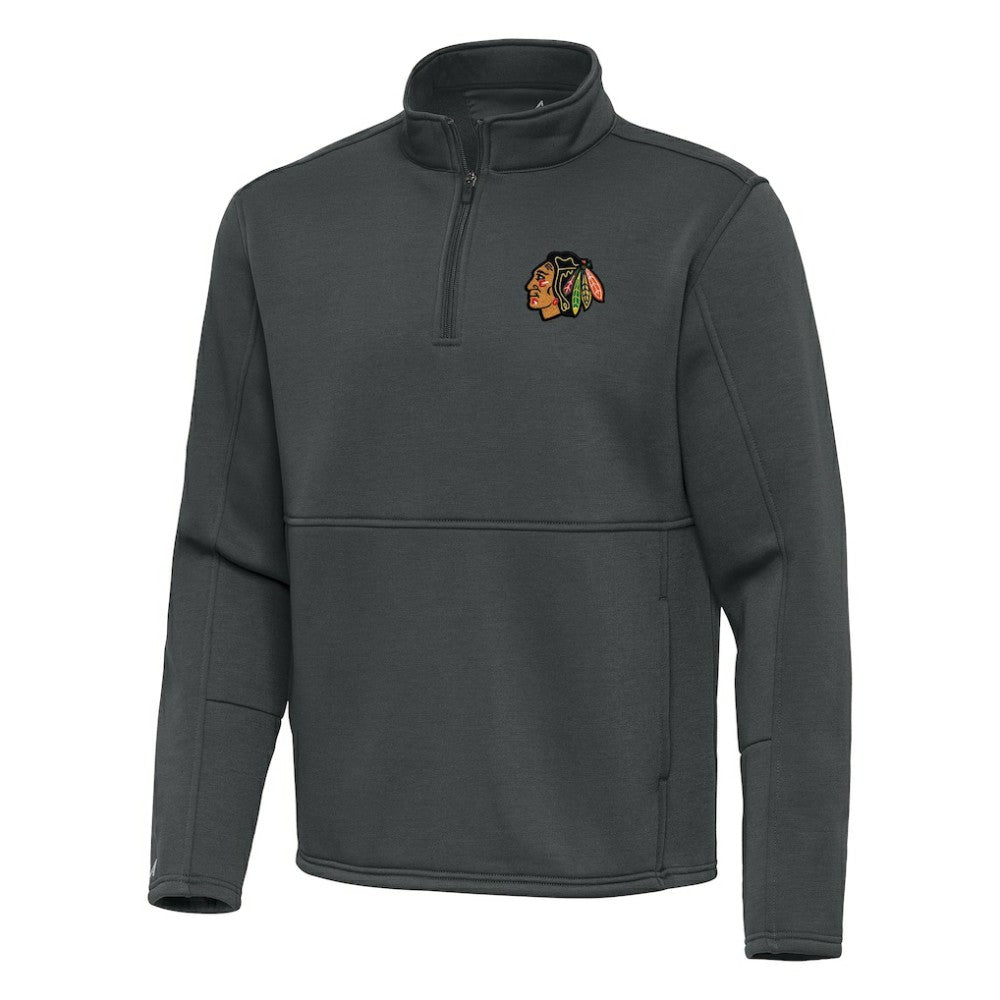Chicago Blackhawks Antigua Twist Quarter-Zip Pullover Jacket