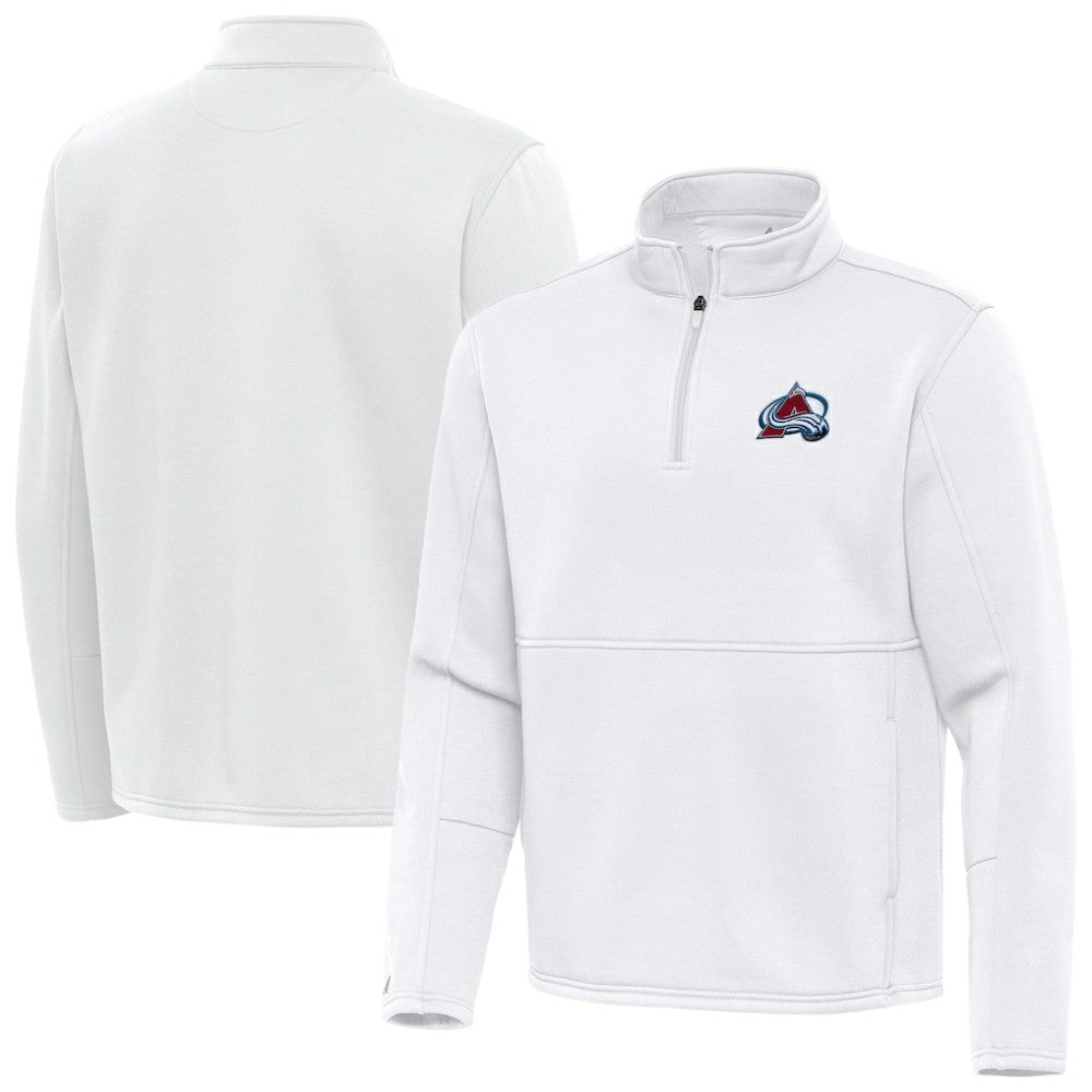 Colorado Avalanche Antigua Twist Quarter-Zip Pullover Jacket