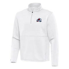 Colorado Avalanche Antigua Twist Quarter-Zip Pullover Jacket