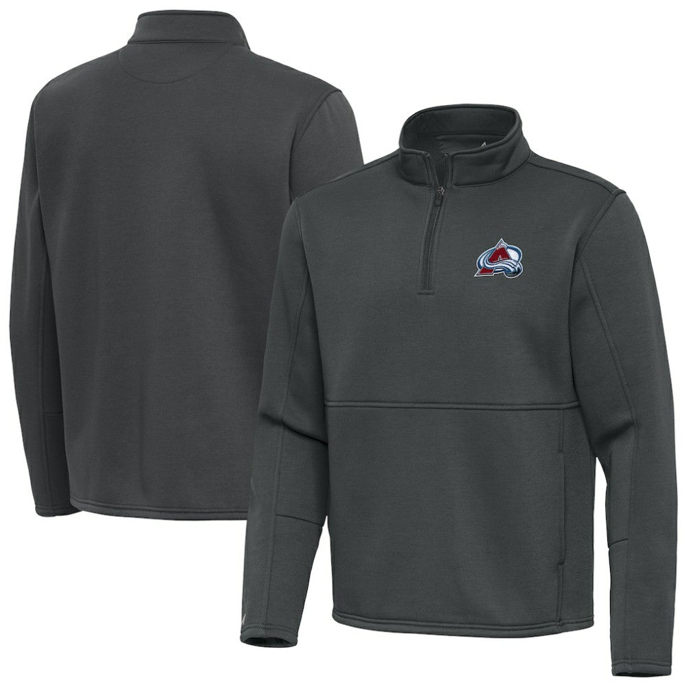 Colorado Avalanche Antigua Twist Quarter-Zip Pullover Jacket