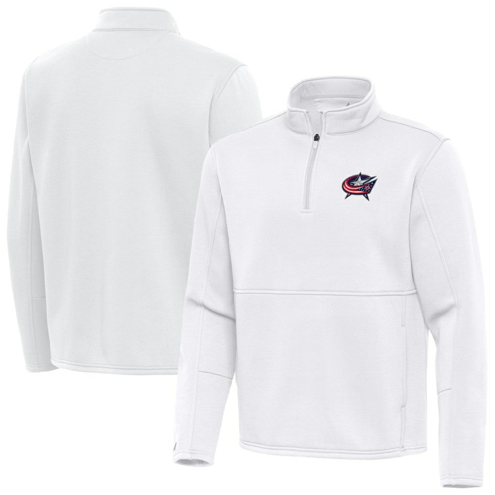 Columbus Blue Jackets Antigua Twist Quarter-Zip Pullover Jacket