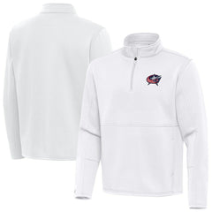 Columbus Blue Jackets Antigua Twist Quarter-Zip Pullover Jacket