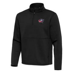 Columbus Blue Jackets Antigua Twist Quarter-Zip Pullover Jacket