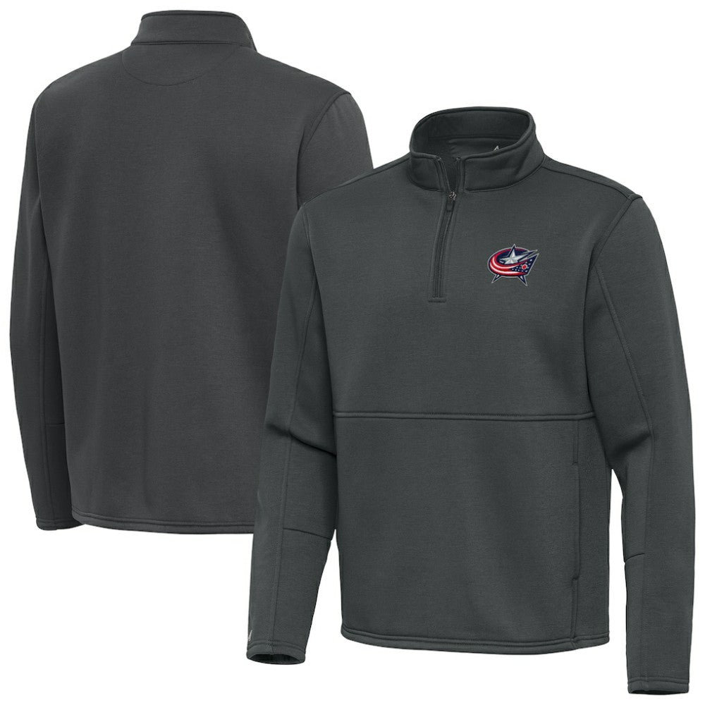 Columbus Blue Jackets Antigua Twist Quarter-Zip Pullover Jacket
